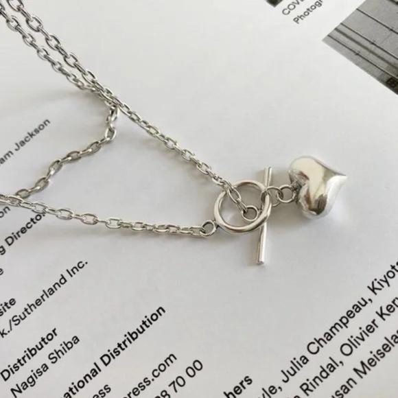 NEW “18” LOVE HEART 925 STERLING SILVER NECKLACE, NICE NECKLACE, CUTE NECKLACE - Picture 5 of 5